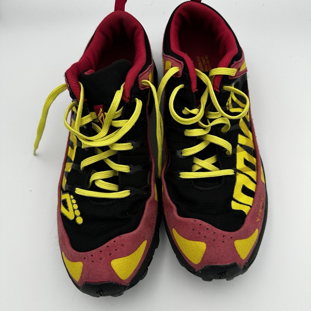 Inov-8 X-Talon 212 Womens 10.5 Black Red Yellow Running Hiking Shoes Sneakers